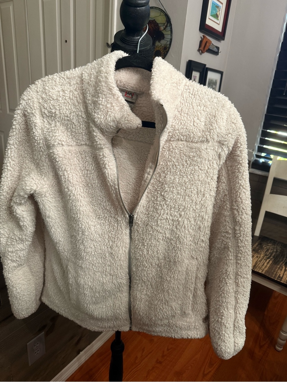 Avalanche Cream Sherpa Zip-Up Teddy Jacket - Women